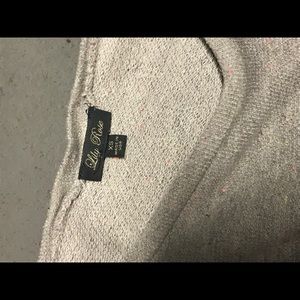 Lily rose gray quarter sleeve sweater